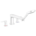 4-Otworowa Bateria Na Brzeg Wanny Talis E Biały Mat 71748700 Hansgrohe