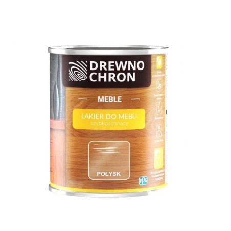 Lakier Do Mebli Bezbarwny Połysk 0,25 L Drewnochron