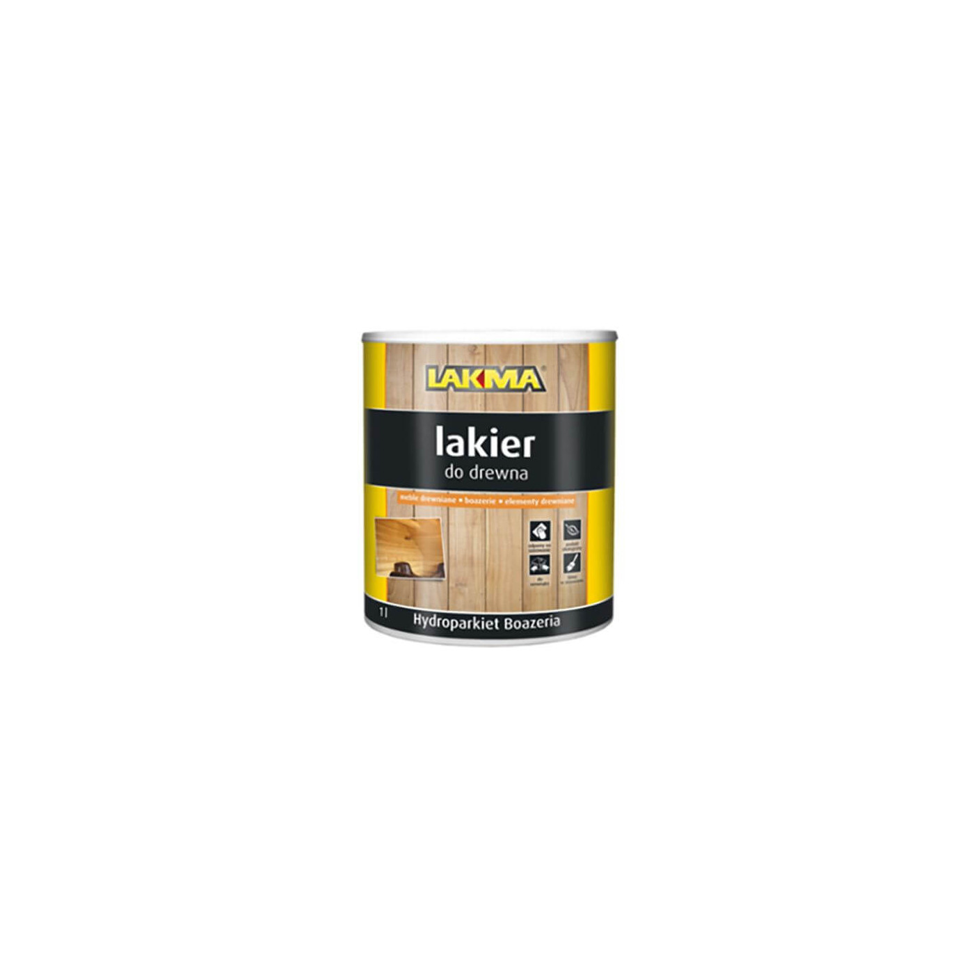 Lakier Hydroparkiet Półmat 1L Lakma