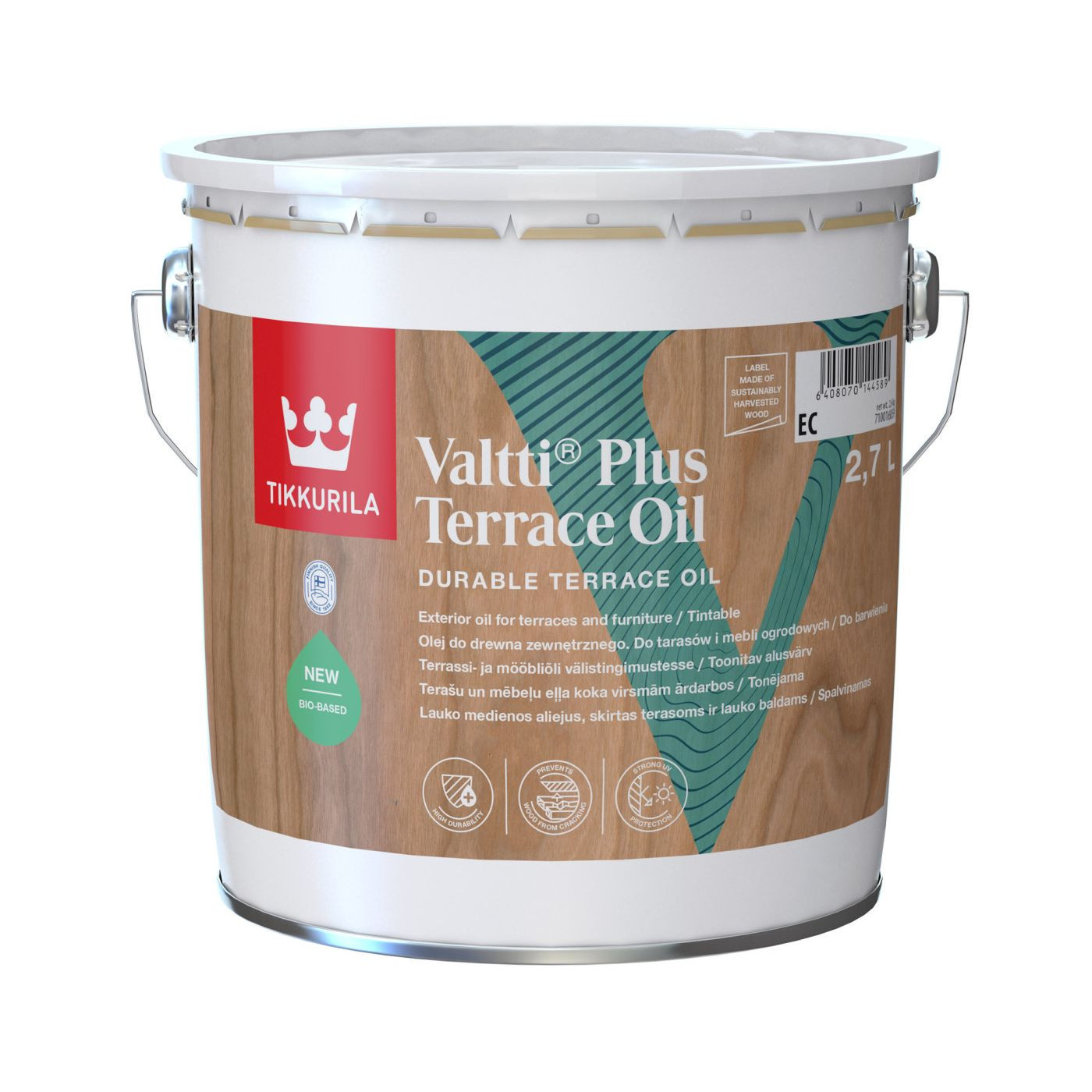 Olej Do Drewna Valtti Plus Terrace Oli Clear 2,7 l Tikkurila