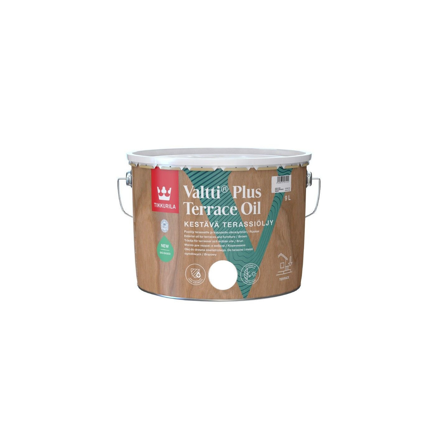 Olej Do Drewna Valtti Plus Terrace Oli Clear 9 l Tikkurila
