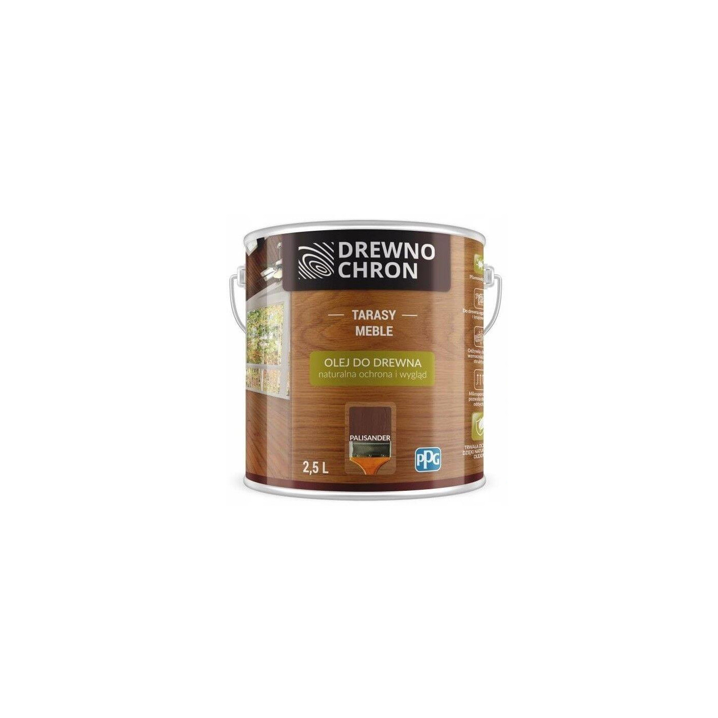 Olej Do Drewna Palisander 2,5L Drewnochron