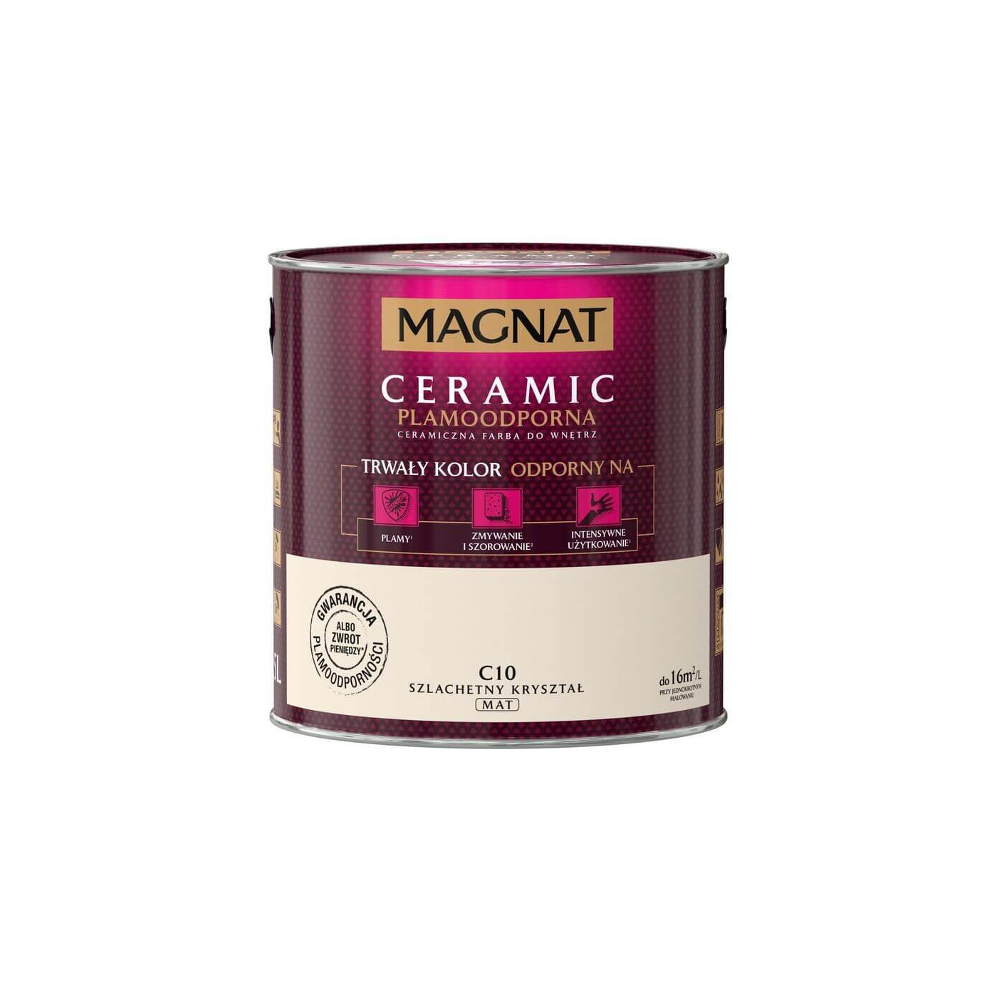 Farba Ceramiczna Magnat Ceramic C10 Szlachetny Kryształ 2,5l