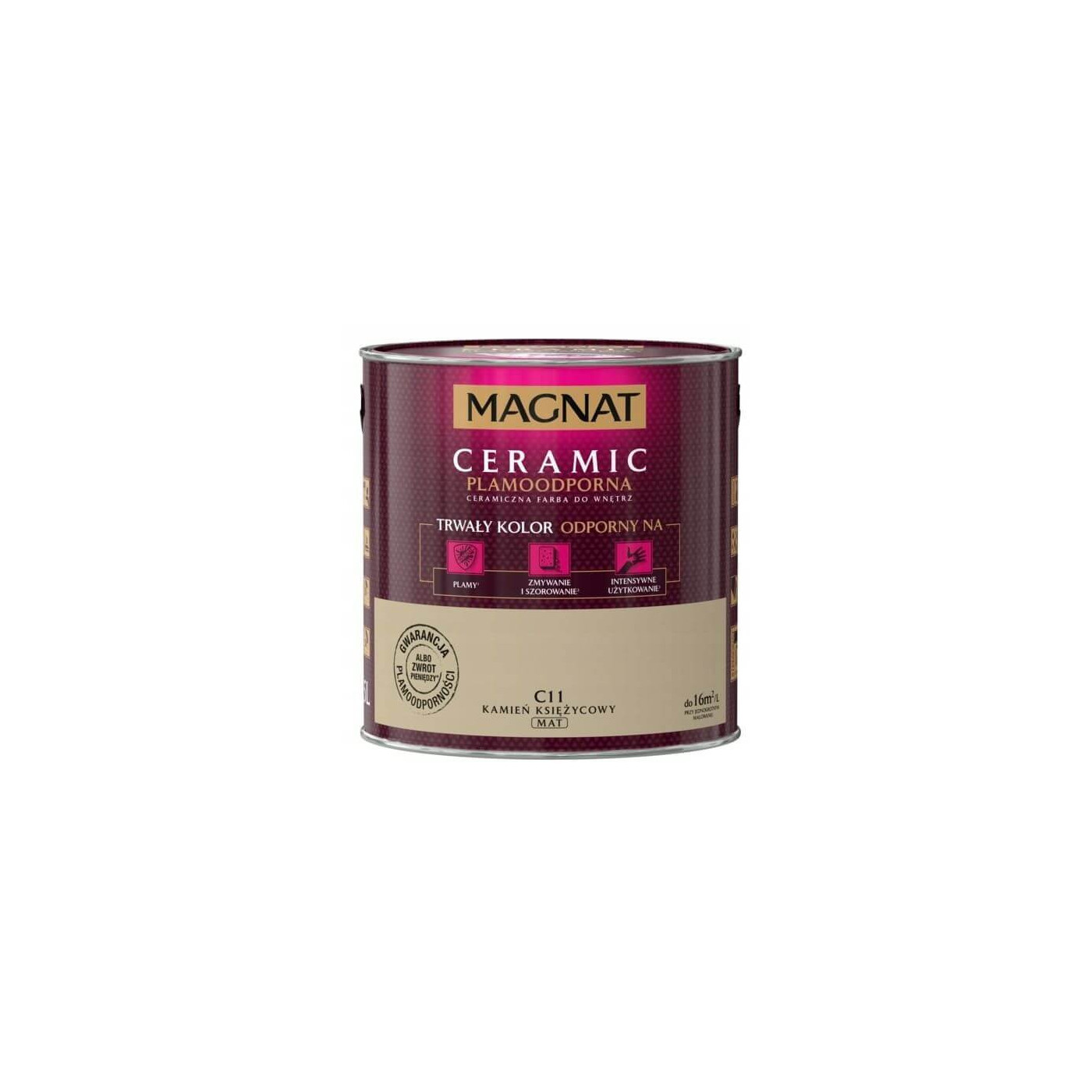Farba Ceramiczna Magnat Ceramic C11 Kamień Księżycowy 2,5l