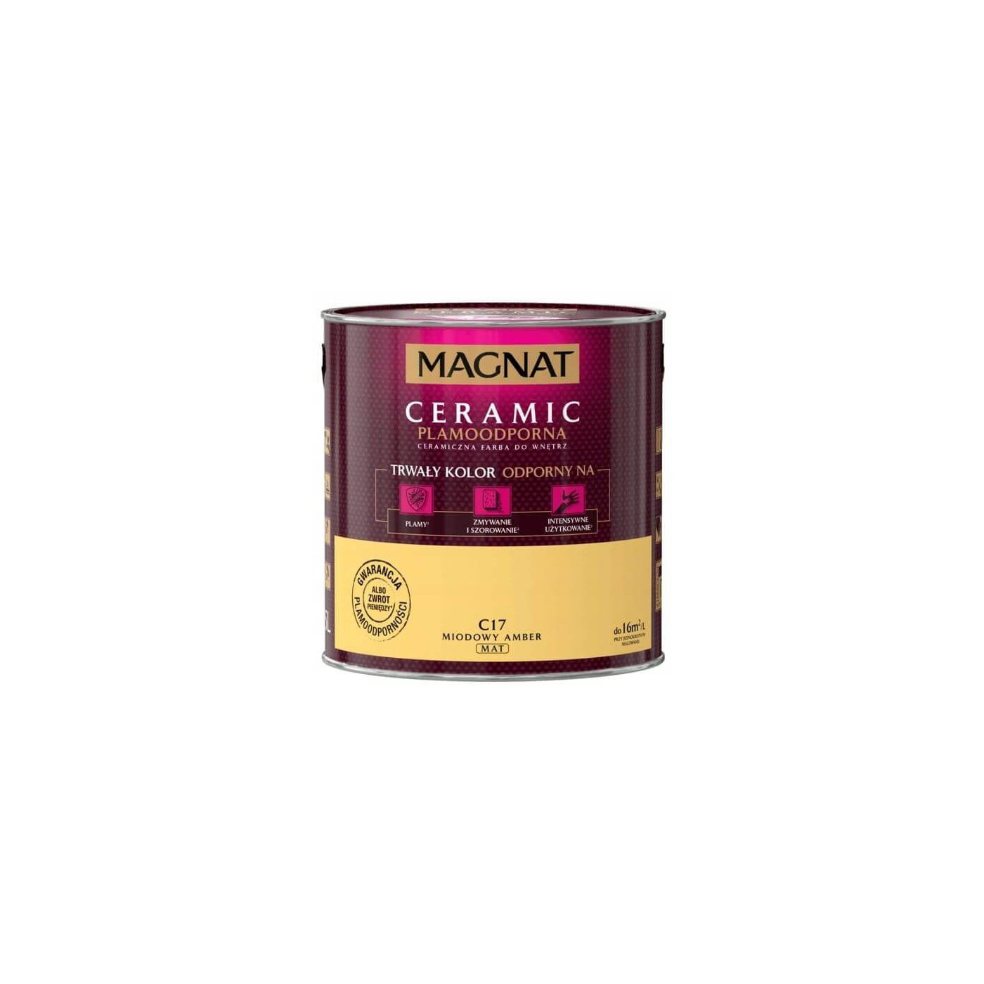 Farba Ceramiczna Magnat Ceramic C17 Miodowy Amber 2,5l