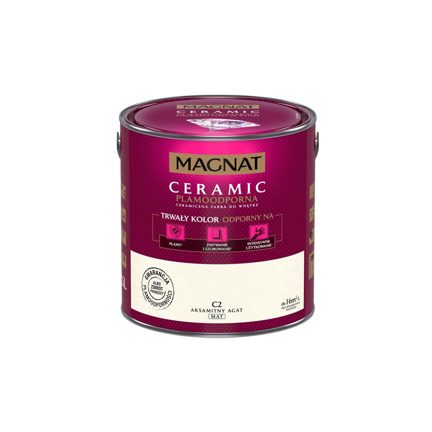 Farba Ceramiczna Magnat Ceramic C2 Aksamitny agat 2,5l