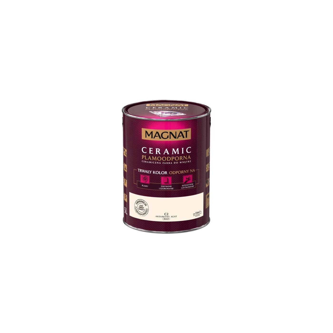 Farba Ceramiczna Magnat Ceramic C2 Aksamitny Agat 5l