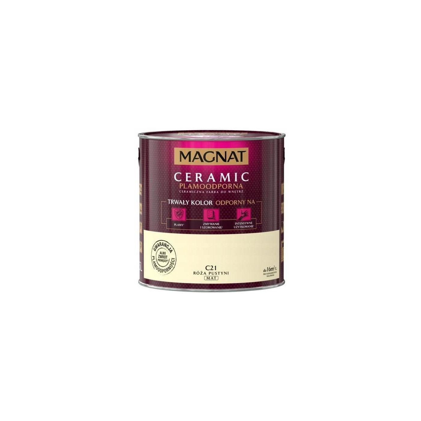 Farba Ceramiczna Magnat Ceramic C21 Róża Pustyni 2,5l