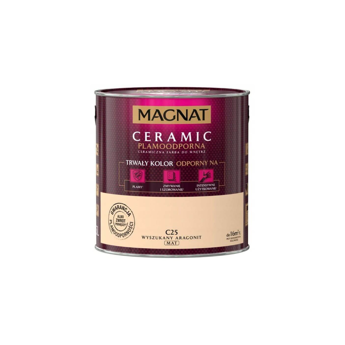 Farba Ceramiczna Magnat Ceramic C25 Wyszukany Aragonit 2,5l