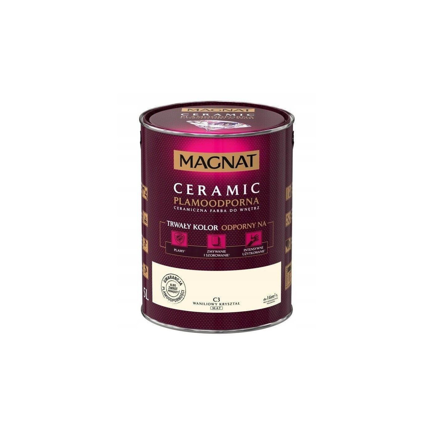 Farba Ceramiczna Magnat Ceramic C3 Waniliowy Kryształ 5l
