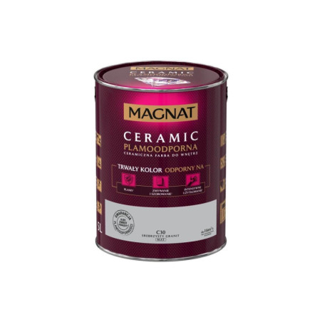 Farba Ceramiczna Magnat Ceramic C30 Srebrzysty Granit 5l