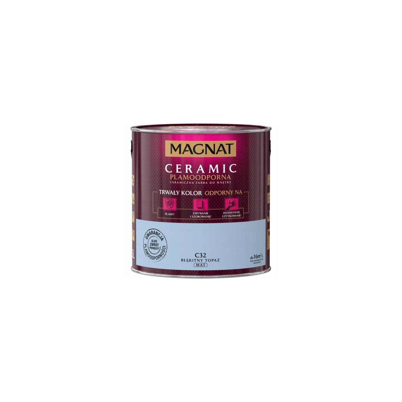 Farba Ceramiczna Magnat Ceramic C32 Błękitny Topaz 2,5l