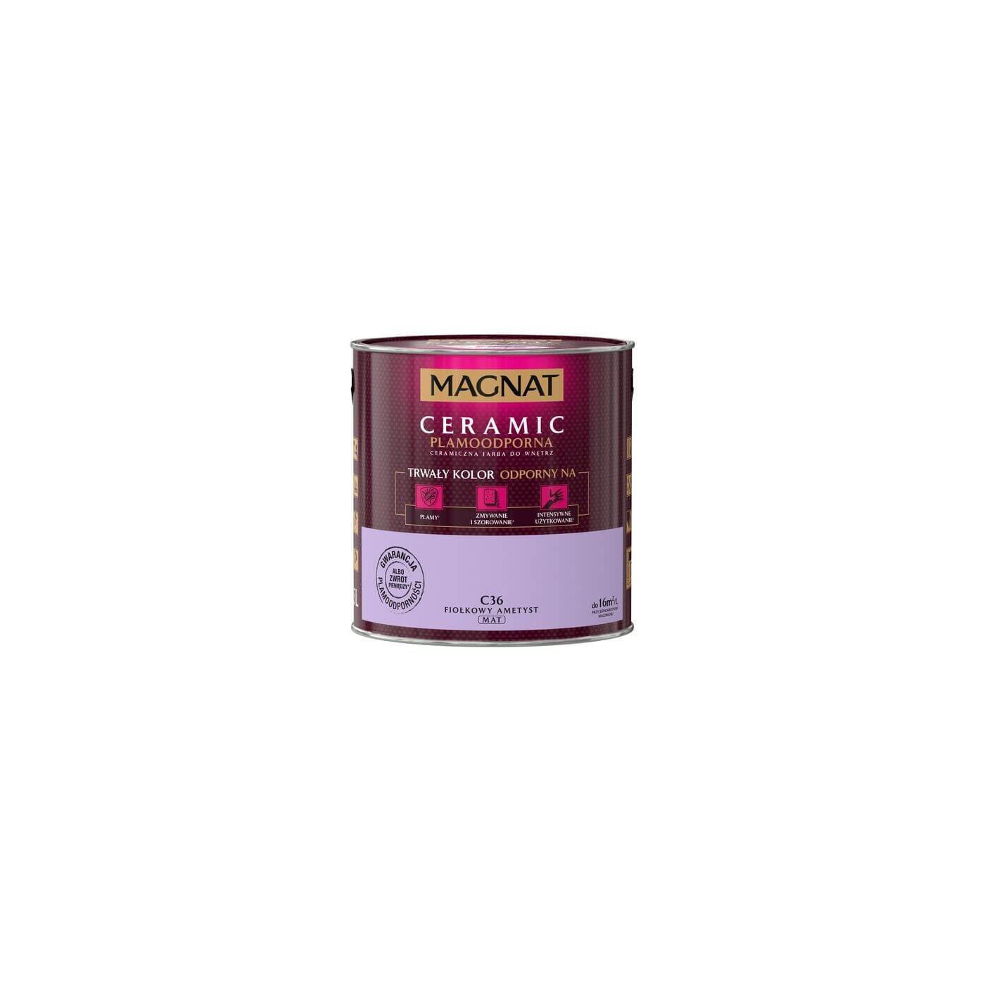 Farba Ceramiczna Magnat Ceramic C36 Fiołkowy Ametyst 2,5l