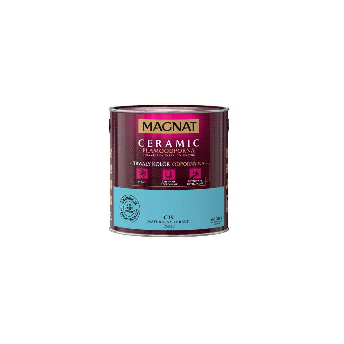 Farba Ceramiczna Magnat Ceramic C39 Naturalny Turkus 2,5l