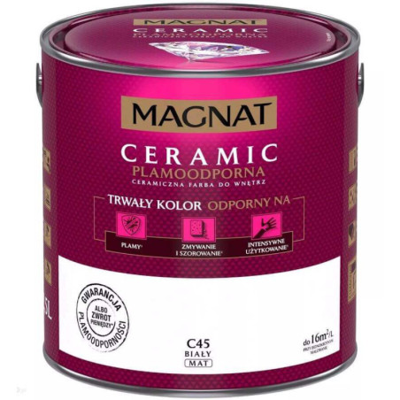 Farba Ceramiczna Magnat Ceramic C45 Biała 2,5l