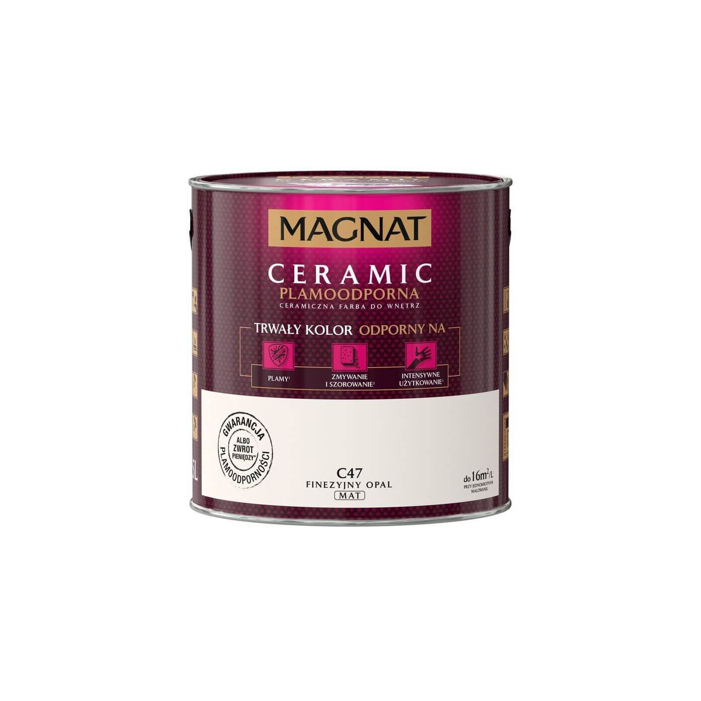 Farba Ceramiczna Magnat Ceramic C47 Finezyjny Opal 2,5l