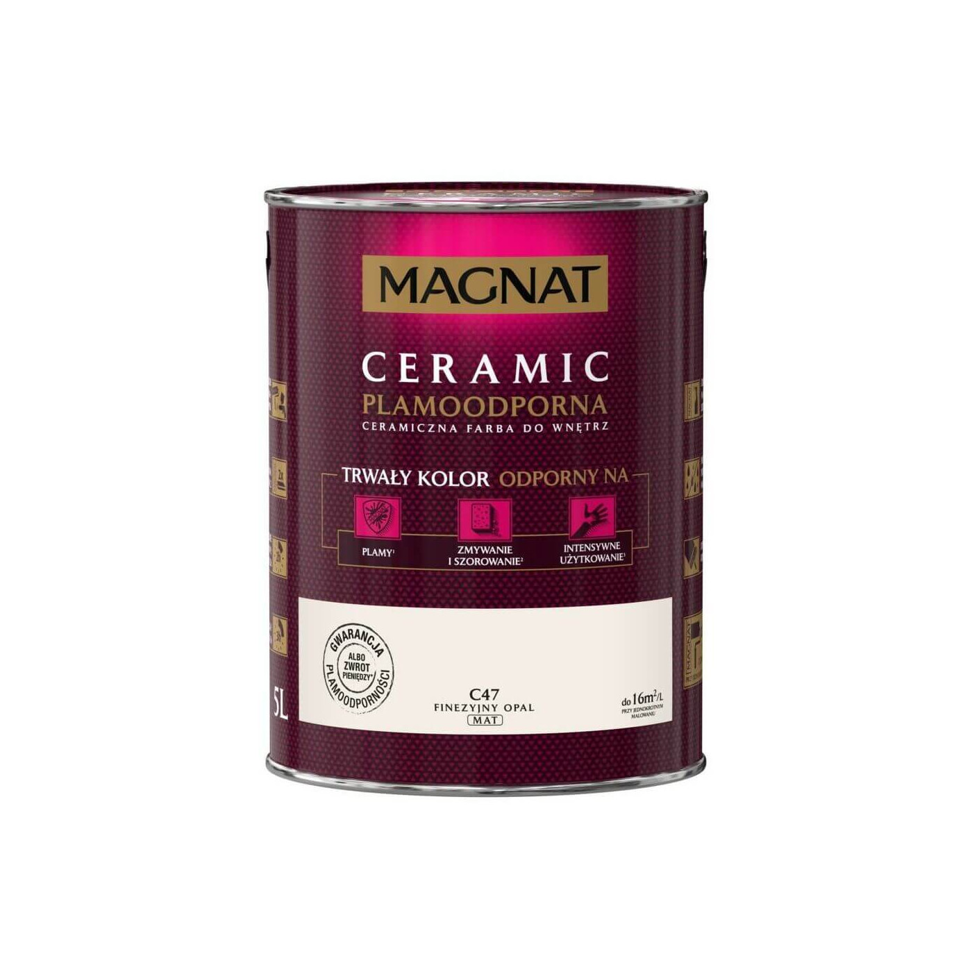 Farba Ceramiczna Magnat Ceramic C47 Finezyjny Opal 5l