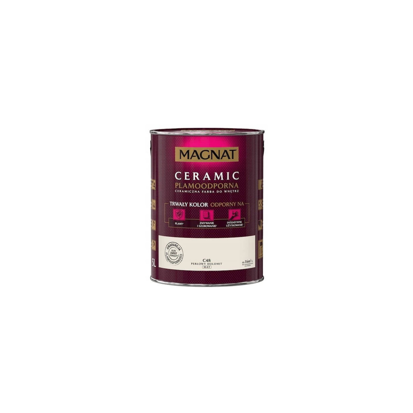 Farba Ceramiczna Magnat Ceramic C48 Perłowy Dolomit 2,5l