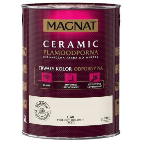 Farba Ceramiczna Magnat Ceramic C48 Perłowy Dolomit 2,5l