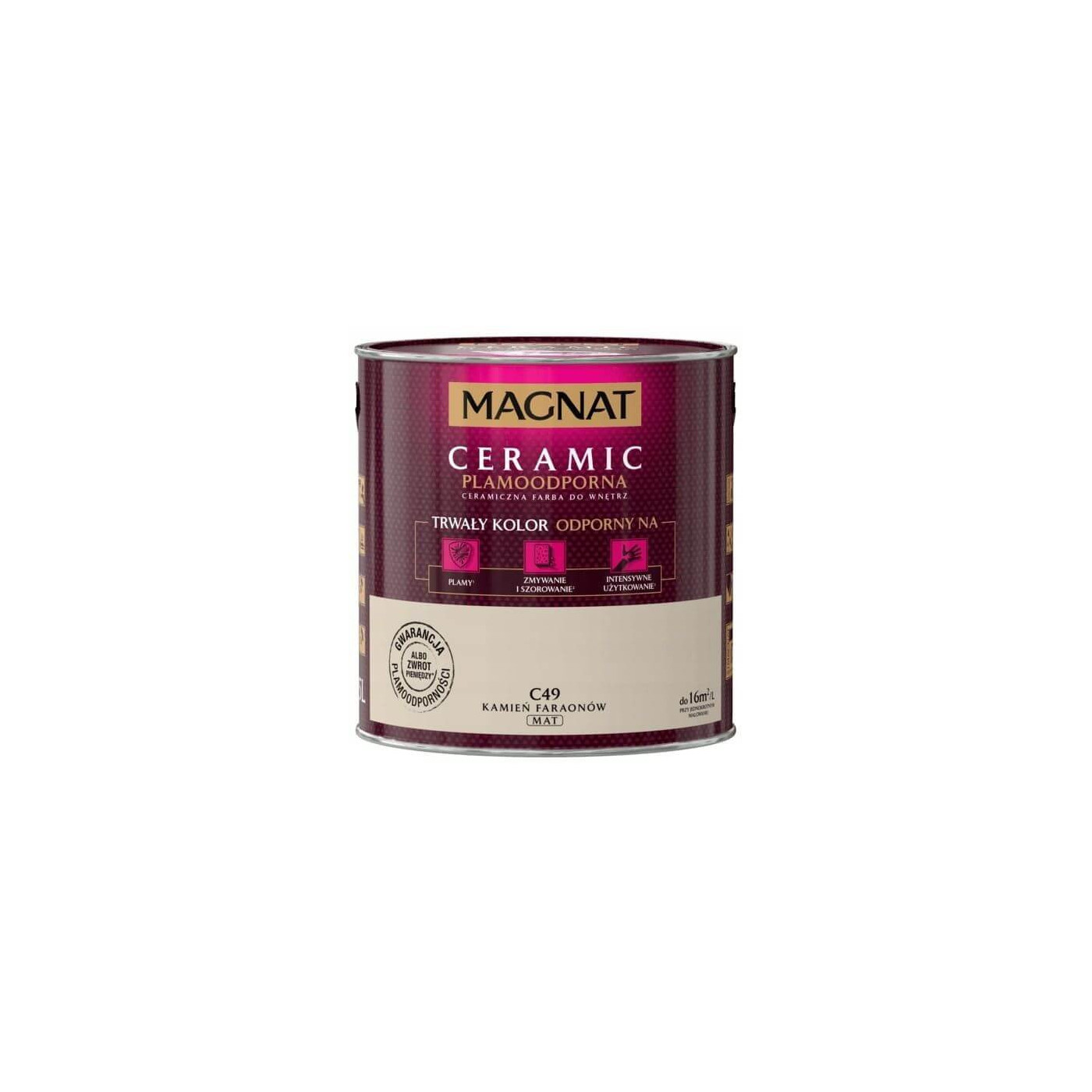 Farba Ceramiczna Magnat Ceramic C49 Kamień Faraonów 2,5l