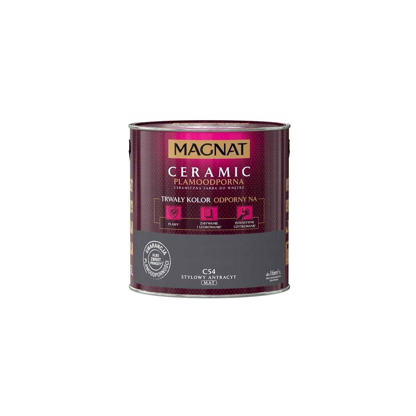 Farba Ceramiczna Magnat Ceramic C54 Stylowy Antracyt 2,5l