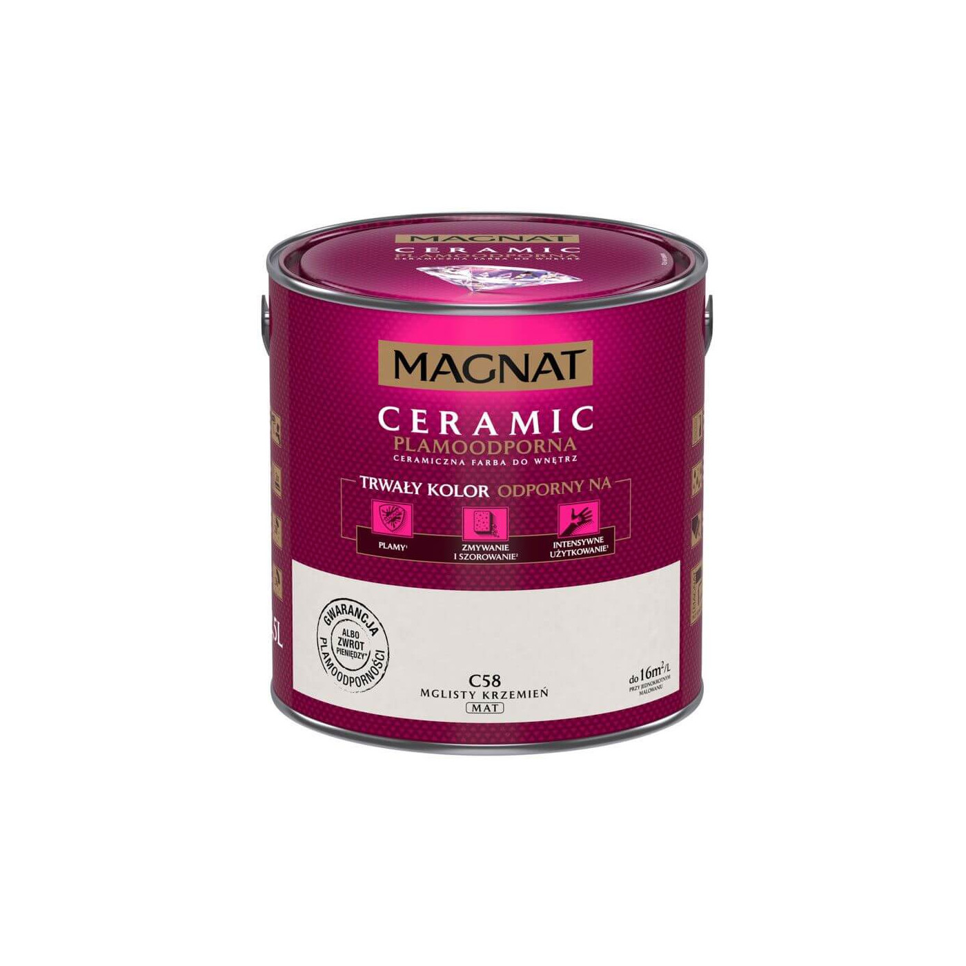 Farba Ceramiczna Magnat Ceramic C58 Mglisty Krzemień 2,5l