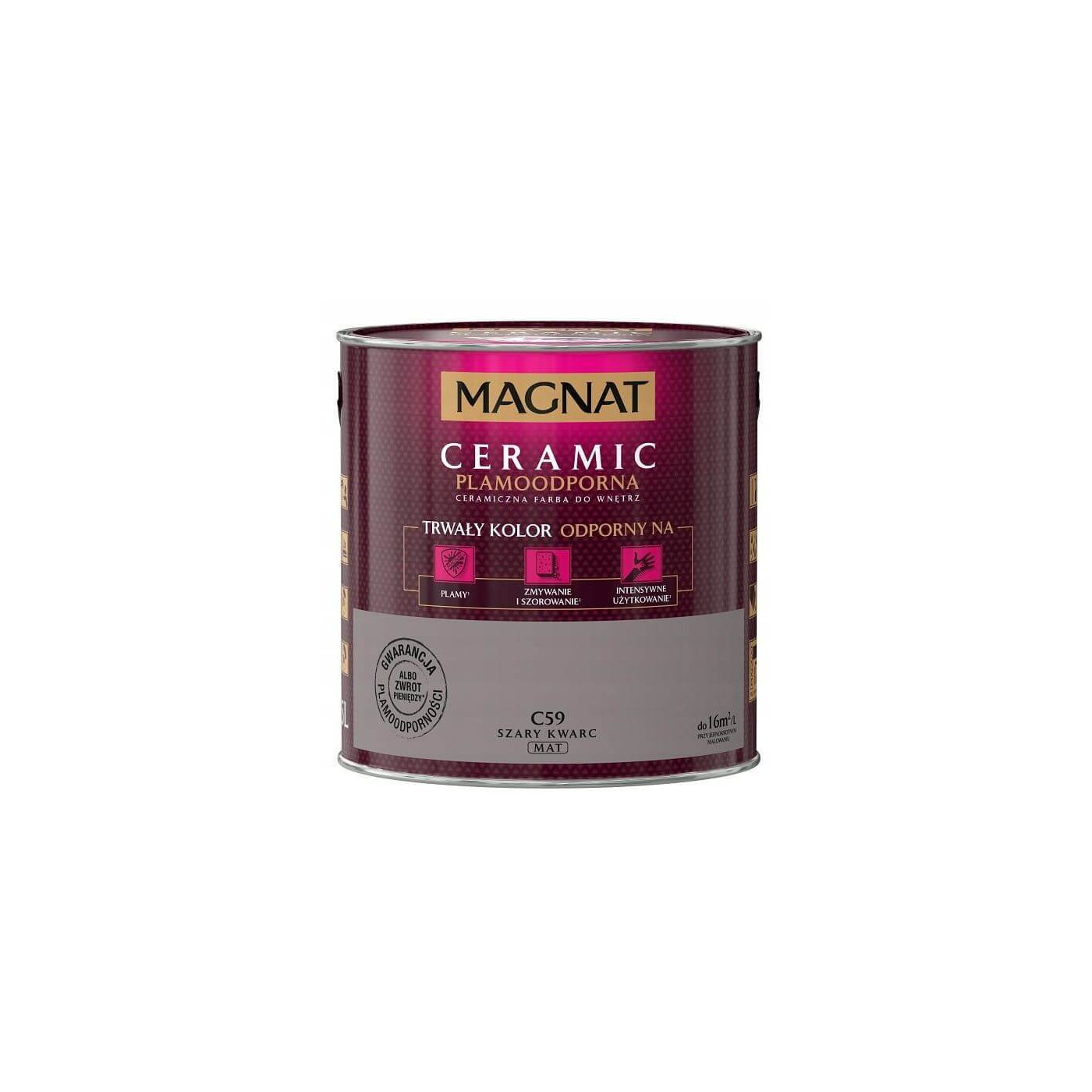 Farba Ceramiczna Magnat Ceramic C59 Szary Kwarc 2,5l