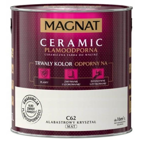 Farba Ceramiczna Magnat Ceramic C62 Alabastrowy Kryształ 2,5l