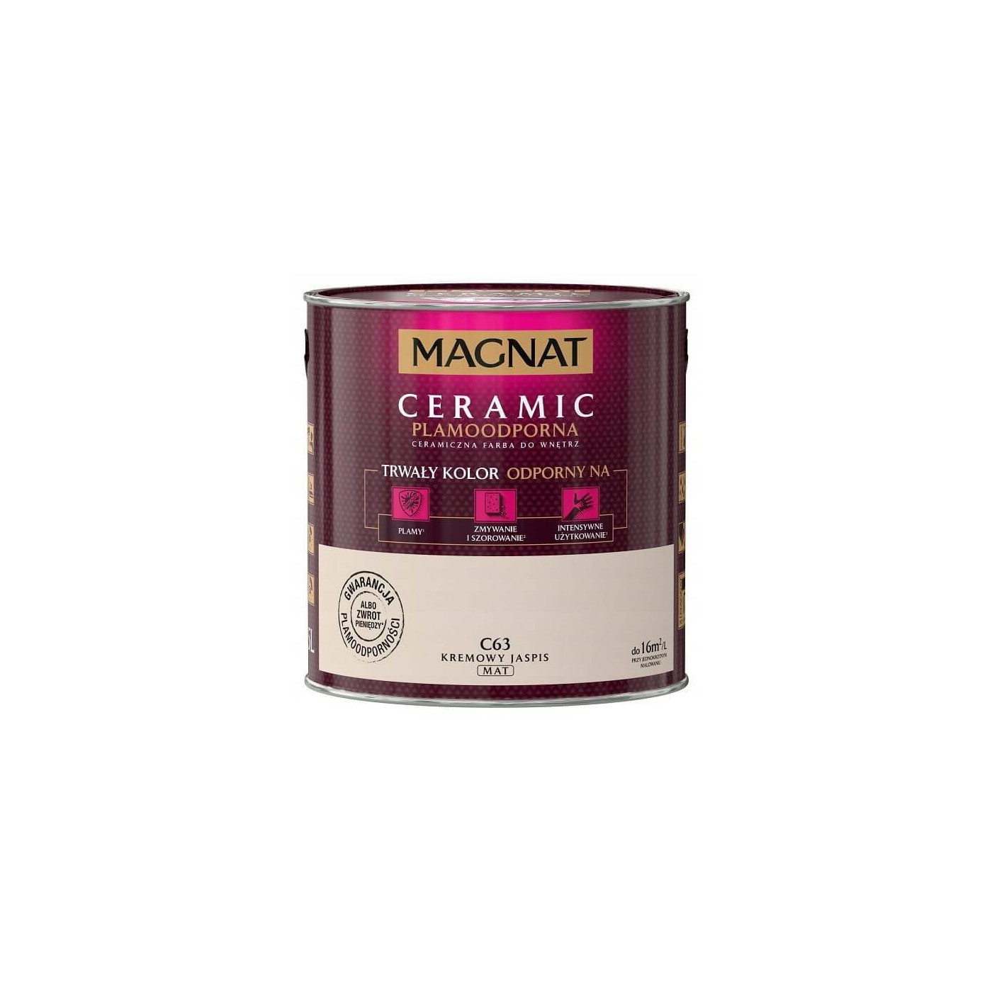 Farba Ceramiczna Magnat Ceramic C63 Kremowy Jaspis 2,5l