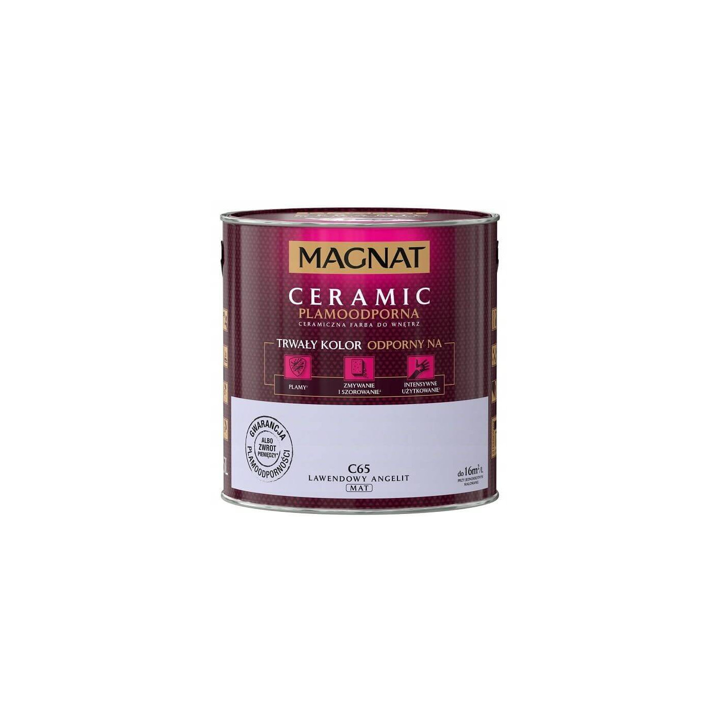 Farba Ceramiczna Magnat Ceramic C65 Lawendowy Angelit 2,5l