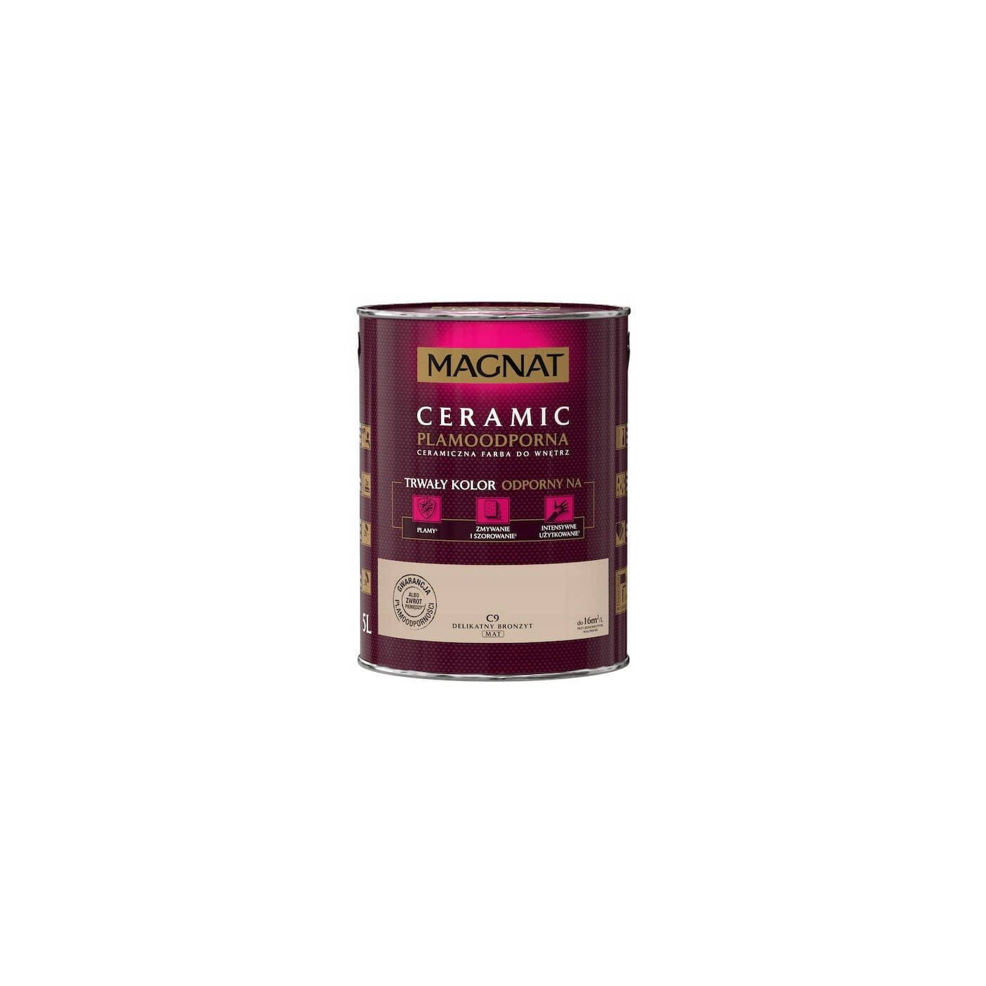 Farba Ceramiczna Magnat Ceramic C9 Delikatny Bronzyt 5l