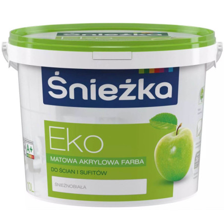 Farba Akrylowa Eko Biała 5L Śnieżka