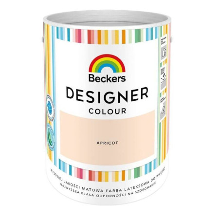 Farba Lateksowa Designer Colour Apricot 5L Beckers
