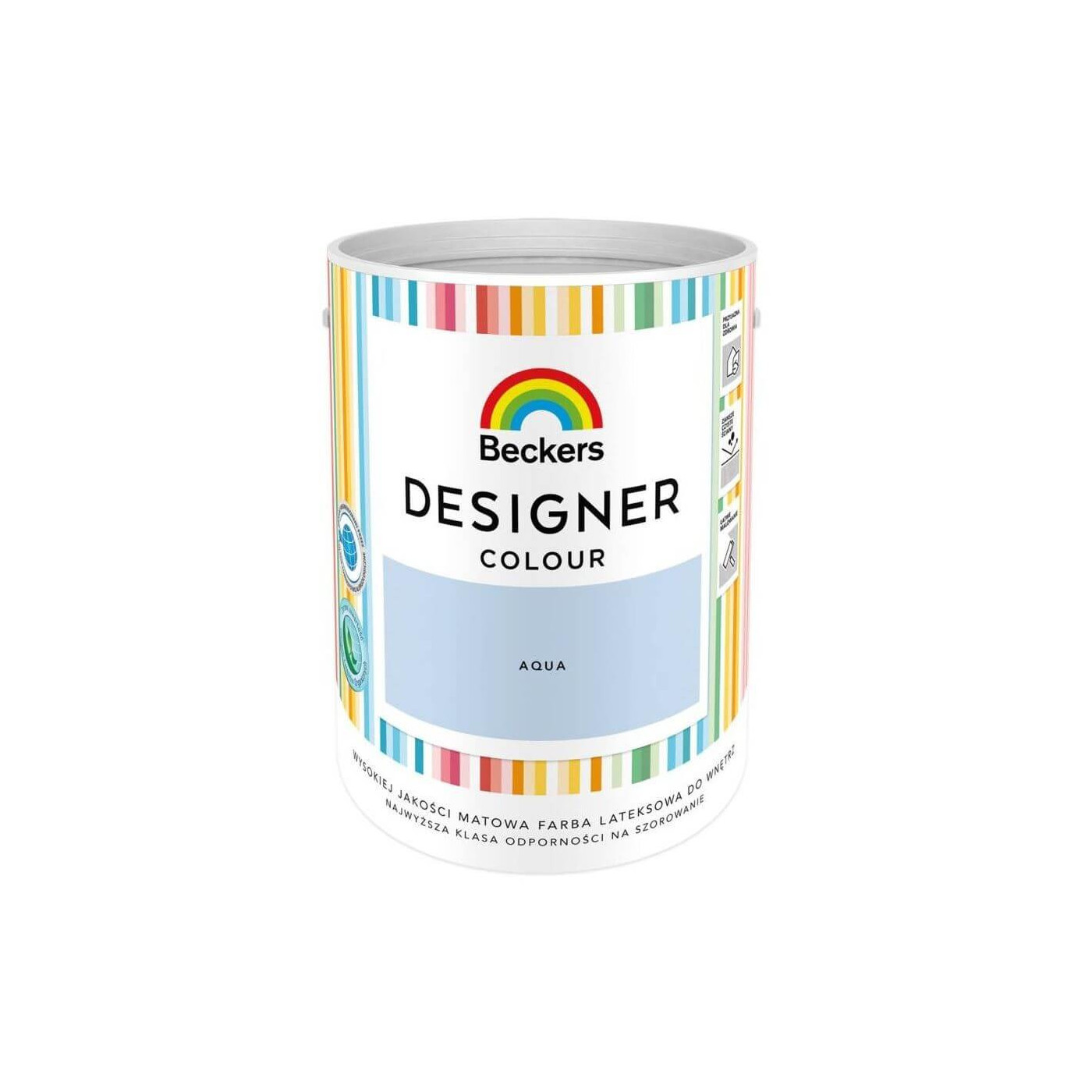 Farba Lateksowa Designer Colour Aqua 5L Beckers
