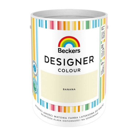 Farba Lateksowa Designer Colour Banana 5L Beckers