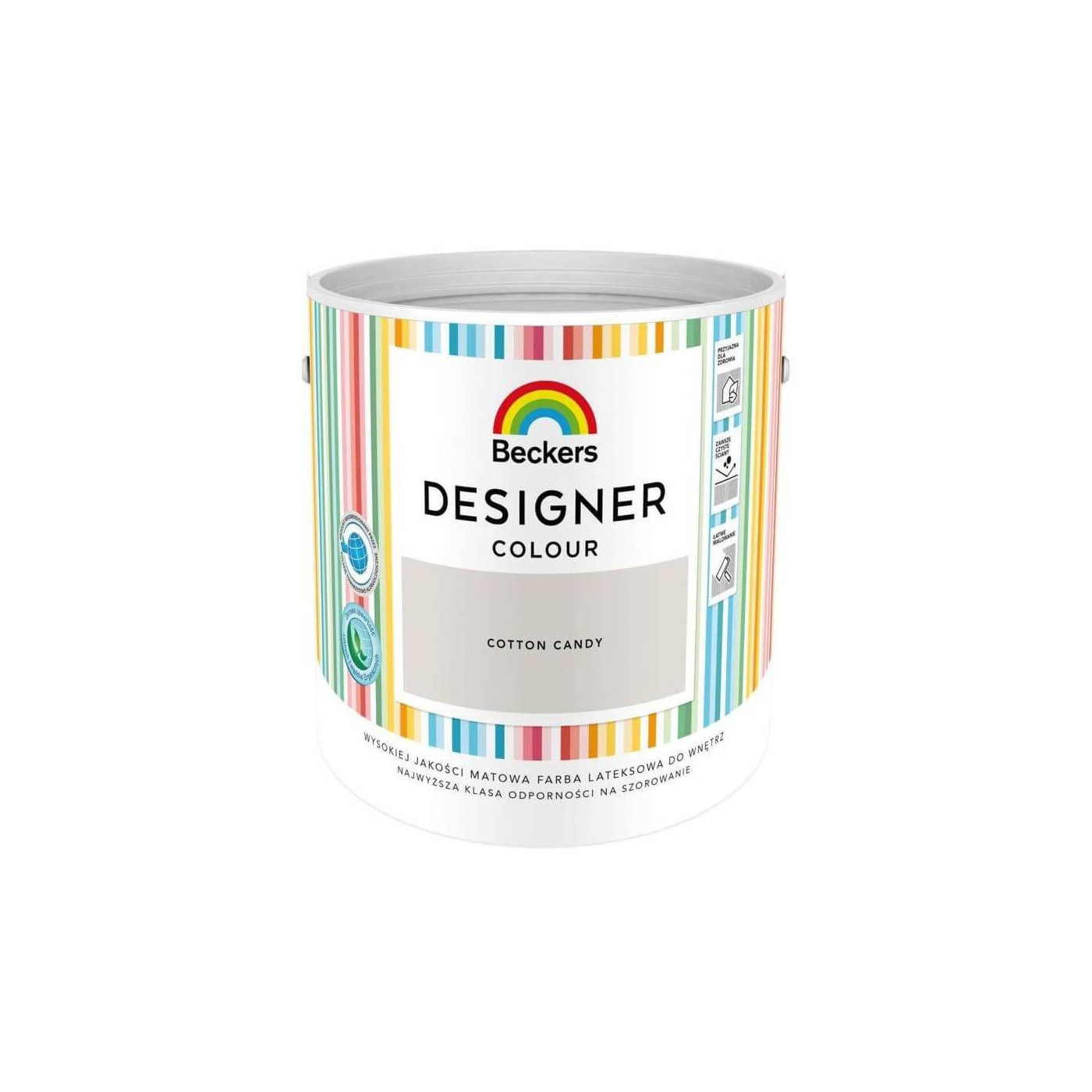 Farba Lateksowa Designer Colour Cotton Candy 2,5L Beckers