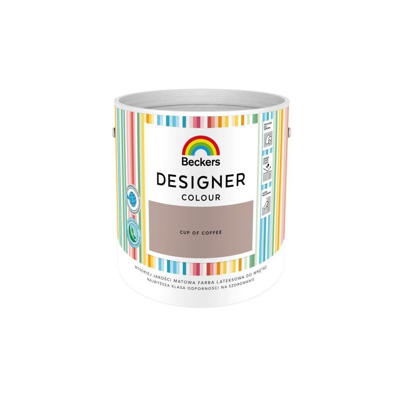 Farba Lateksowa Designer Colour Cup Of Coffee 2,5L Beckers