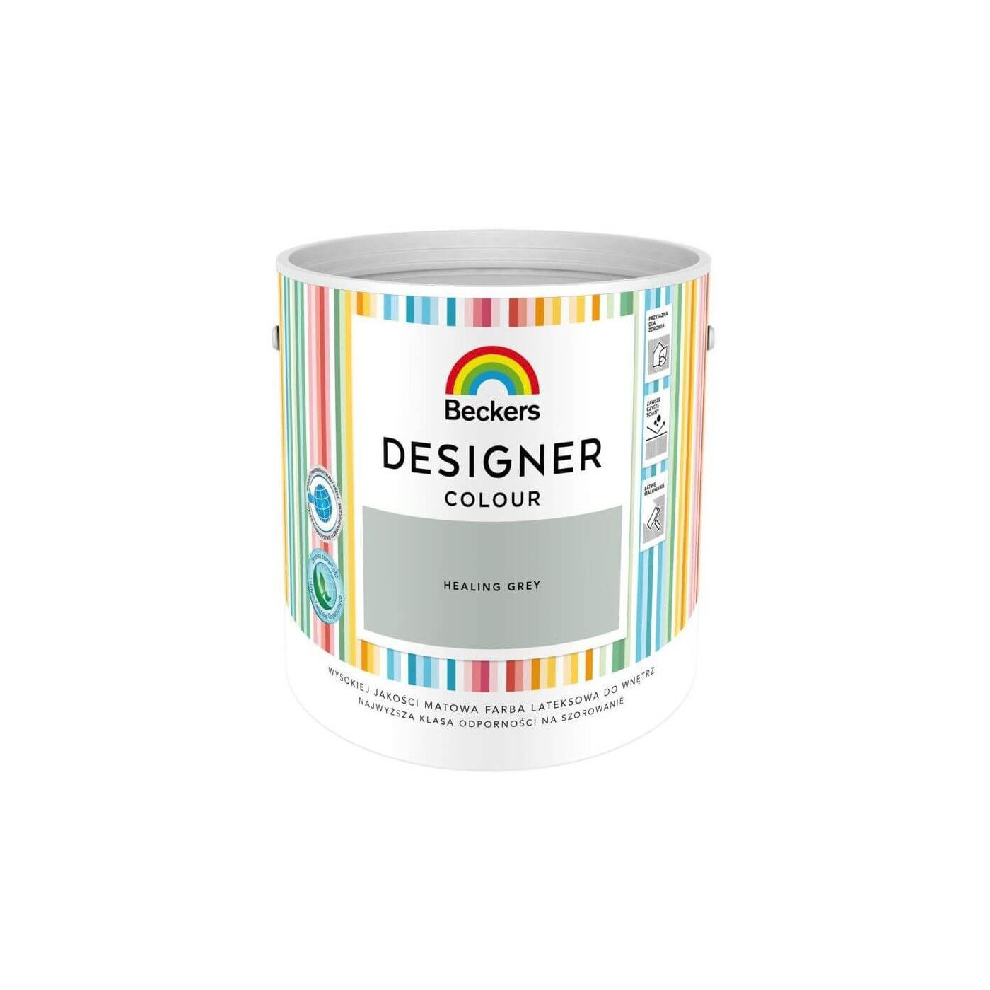 Farba Lateksowa Designer Colour Healing Grey 2,5L Beckers
