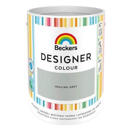 Farba Lateksowa Designer Colour Healing Grey 5L Beckers