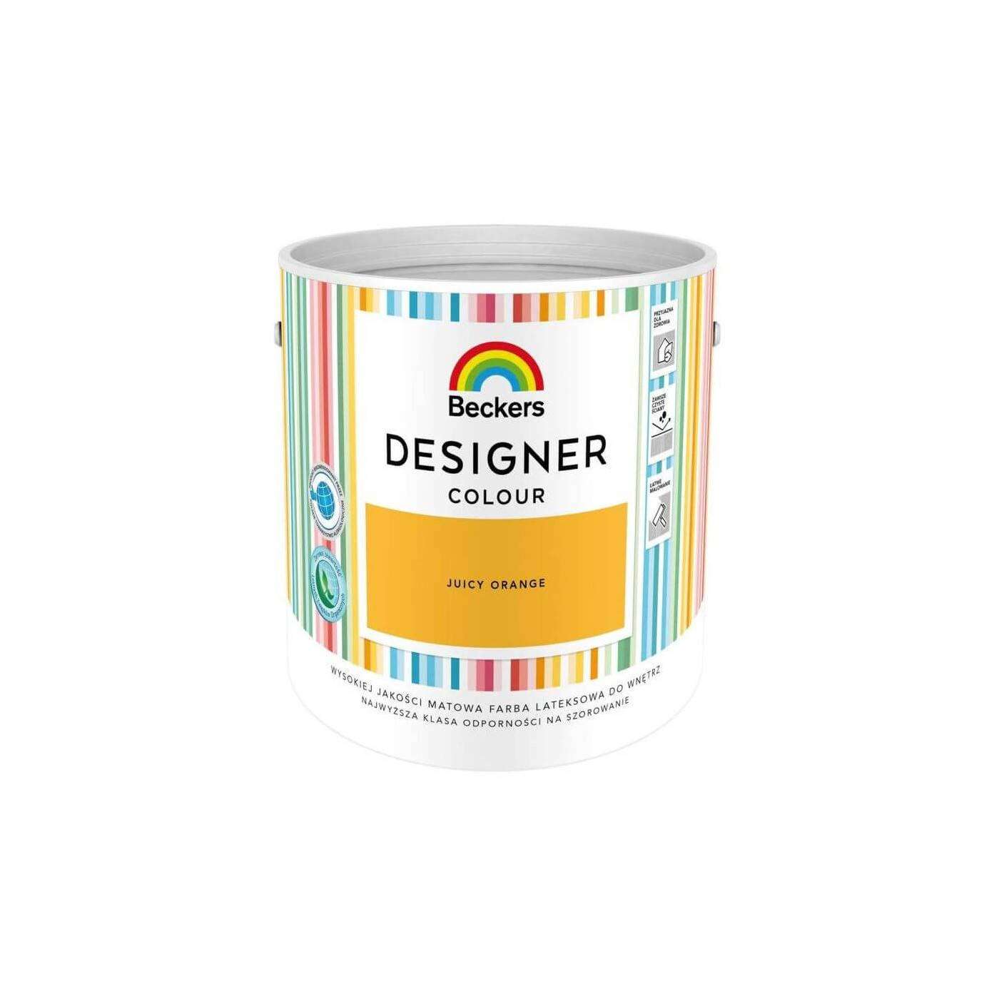 Farba Lateksowa Designer Colour Juicy Orange 5L Beckers
