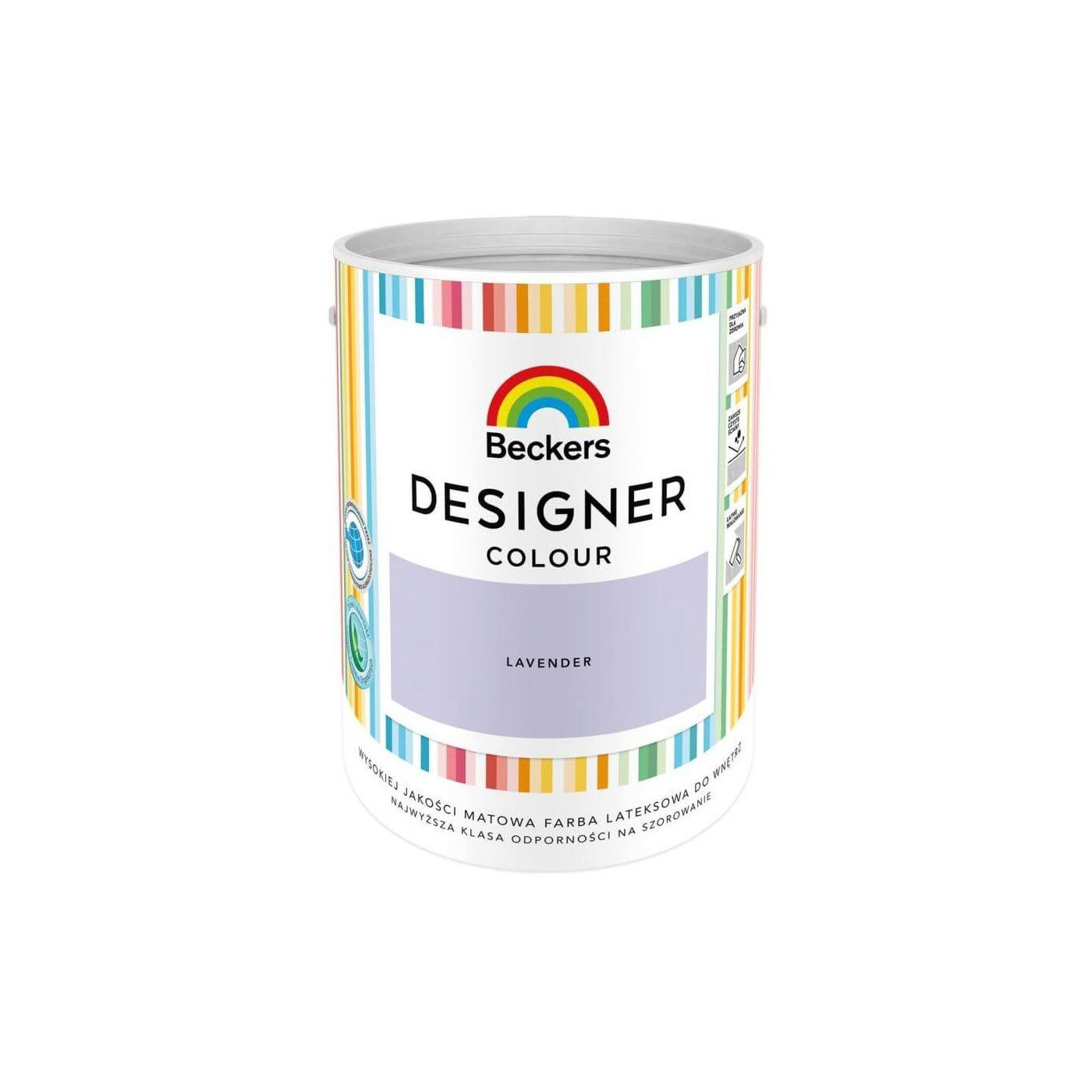 Farba Lateksowa Designer Colour Lavender 5L Beckers