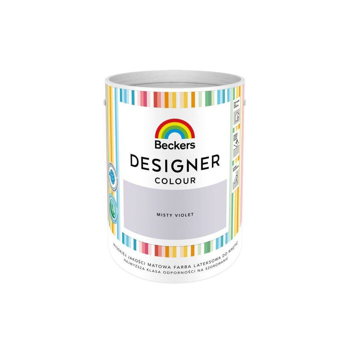 Farba Lateksowa Designer Colour Misty Violet 5L Beckers