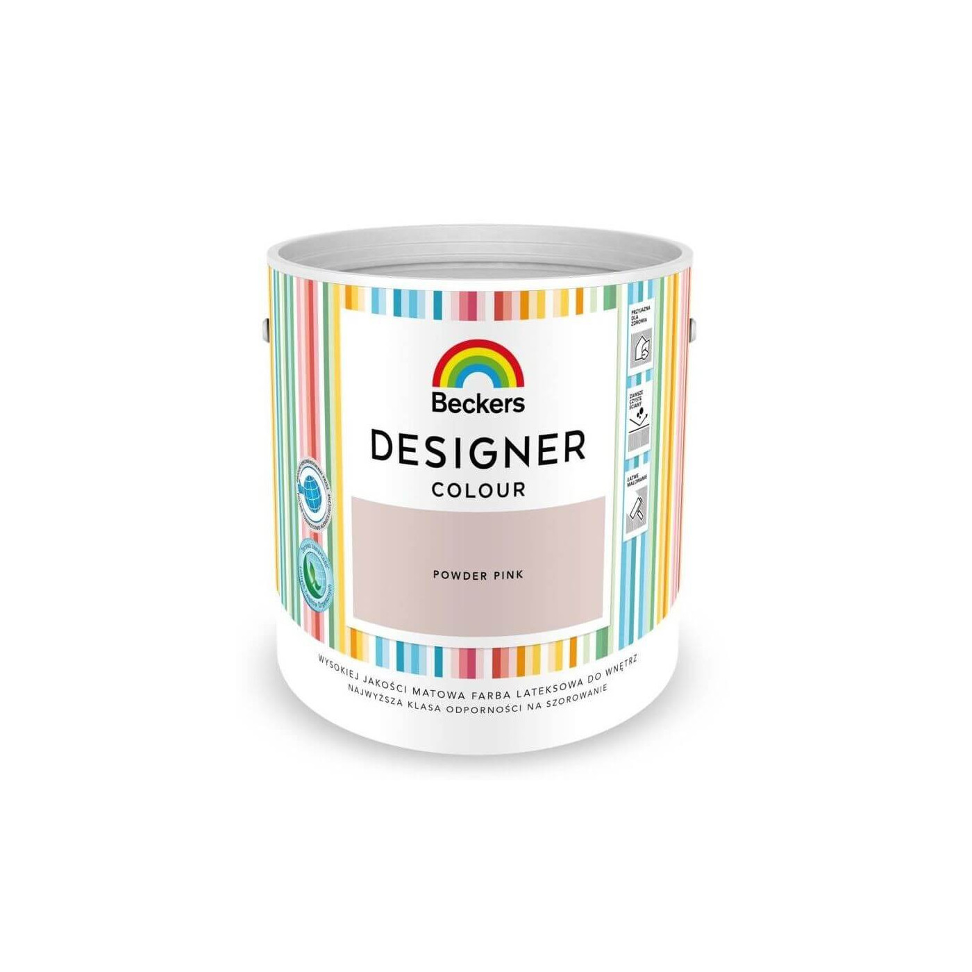 Farba Lateksowa Designer Colour Powder Pink 2,5L Beckers