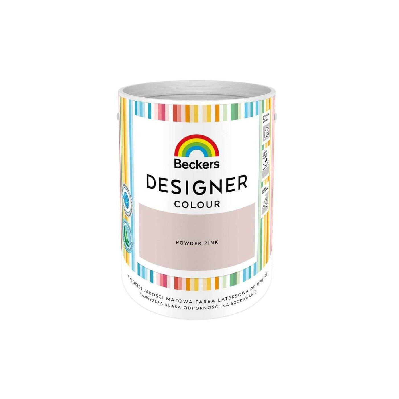 Farba Lateksowa Designer Colour Powder Pink 5L Beckers
