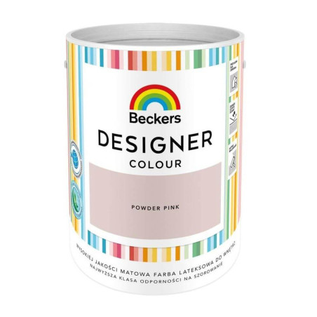 Farba Lateksowa Designer Colour Powder Pink 5L Beckers