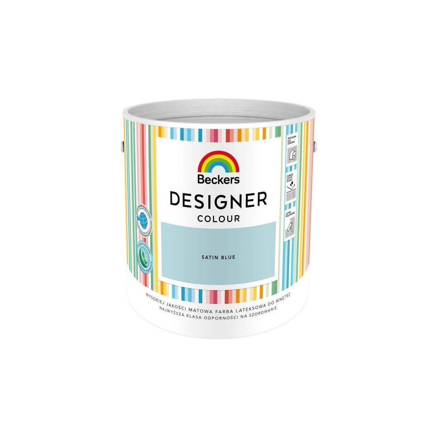 Farba Lateksowa Designer Colour Satin Blue 2,5L Beckers