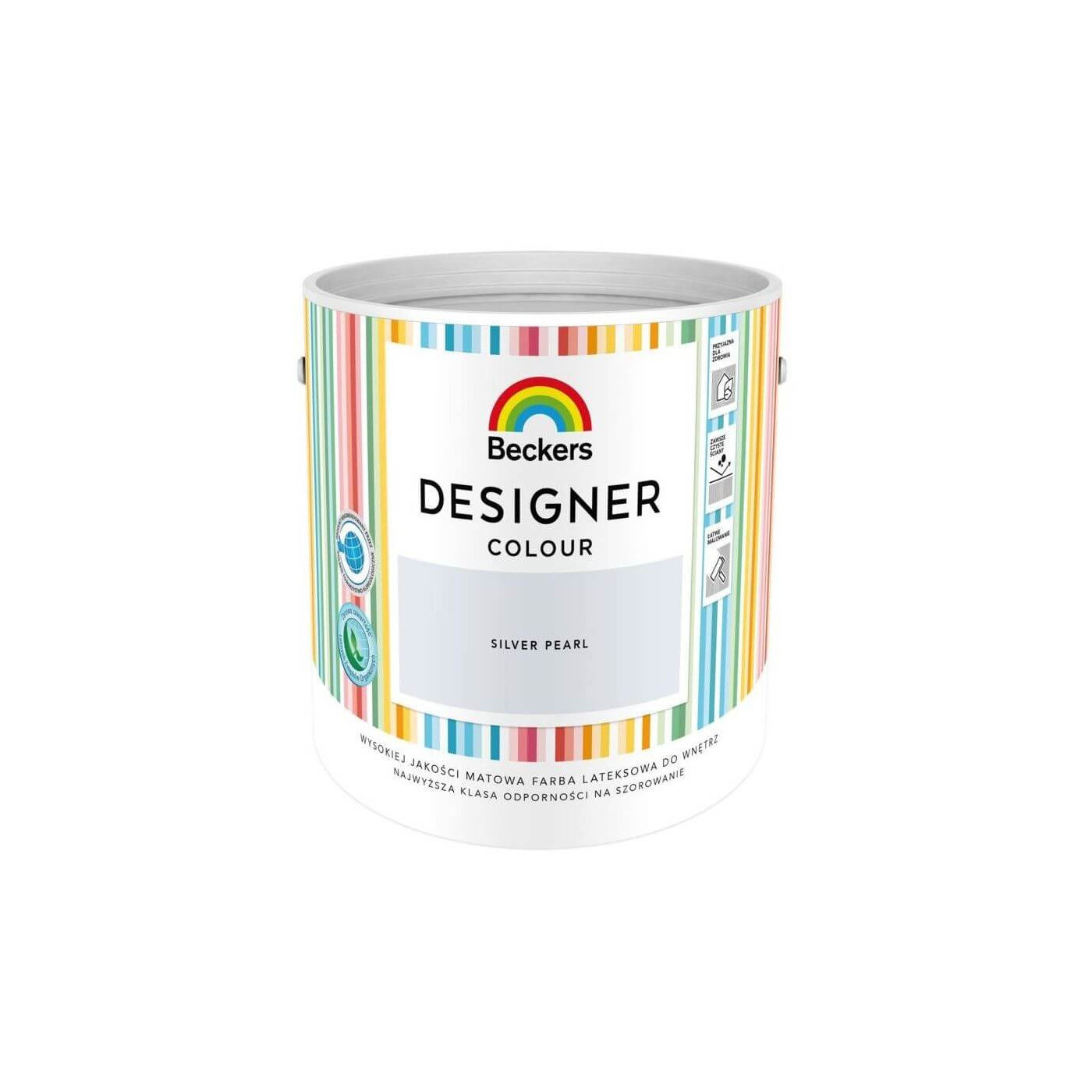 Farba Lateksowa Designer Colour Silver Pearl 2,5L Beckers