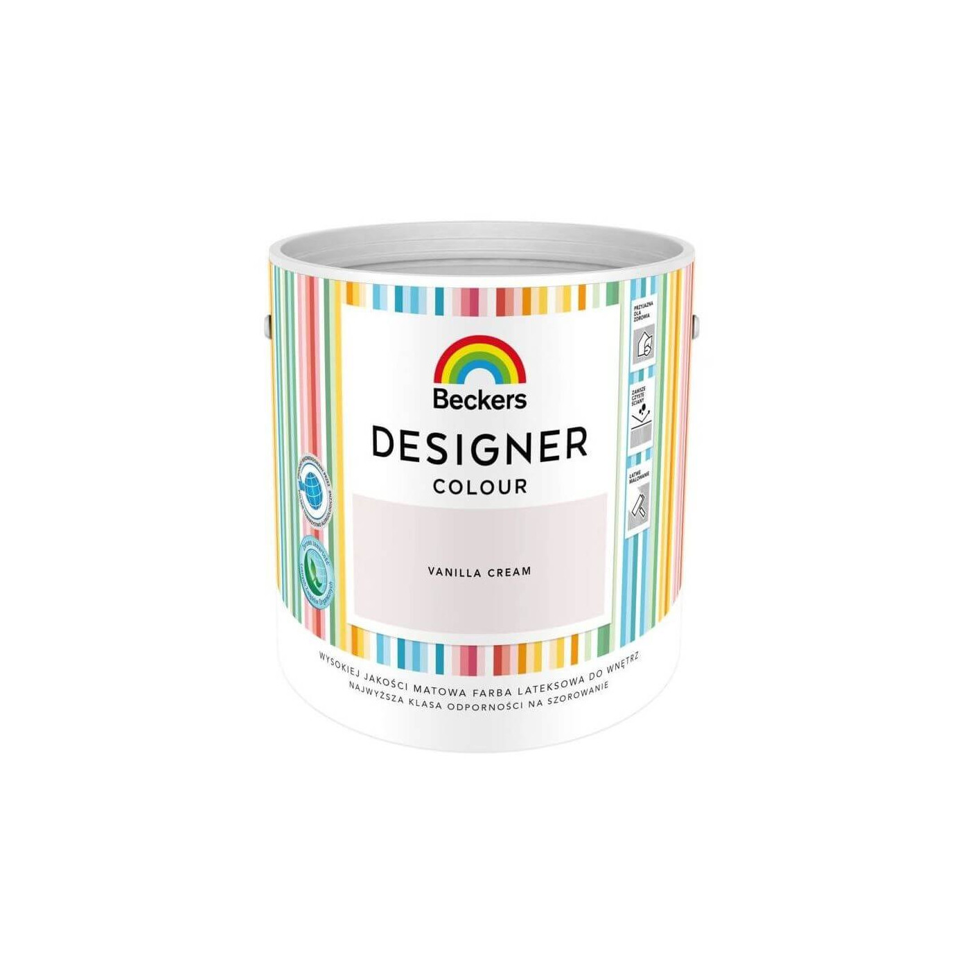 Farba Lateksowa Designer Colour Vanilla Cream 2,5L Beckers