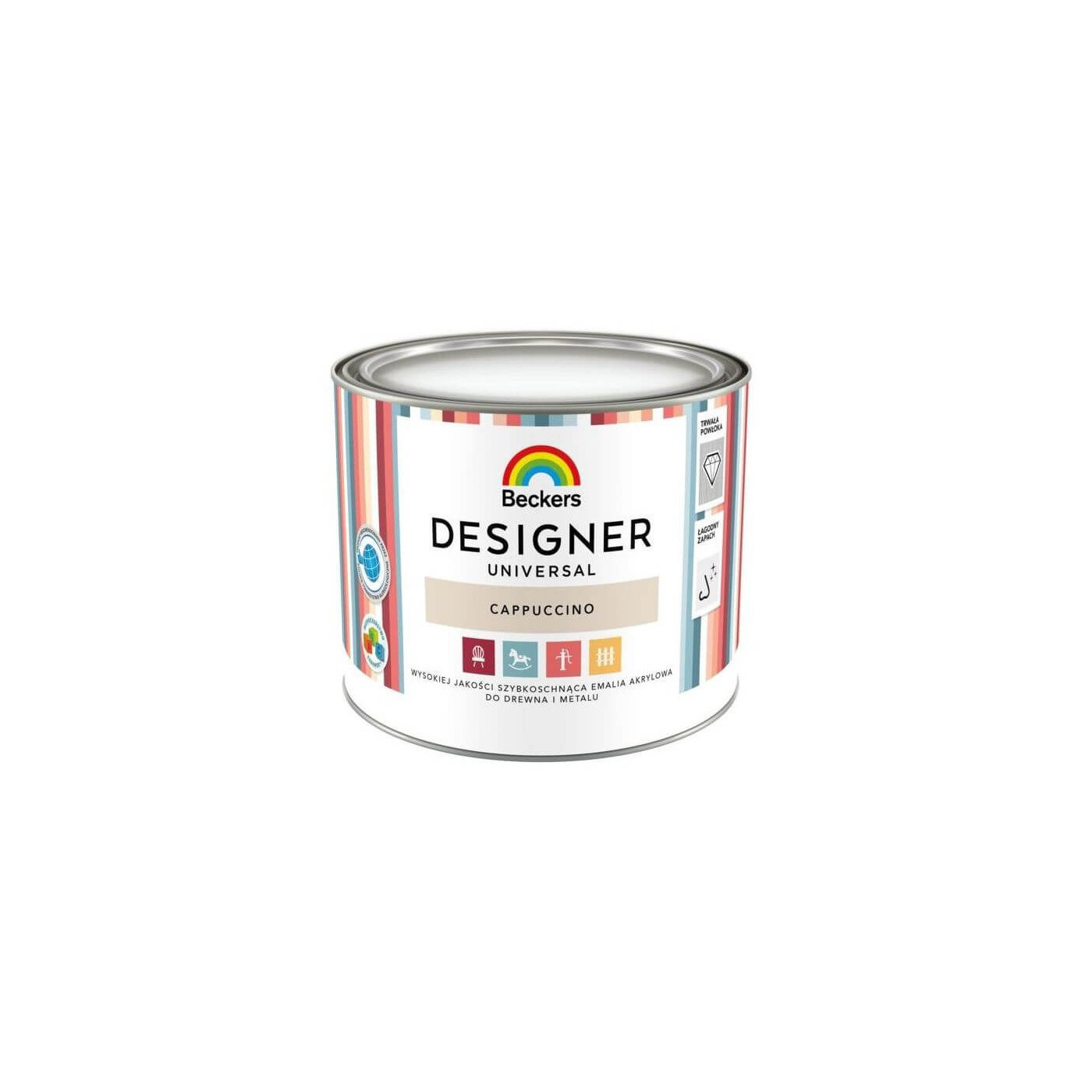 Emalia Akrylowa Designer Universal Cappuccino 0,5l Beckers