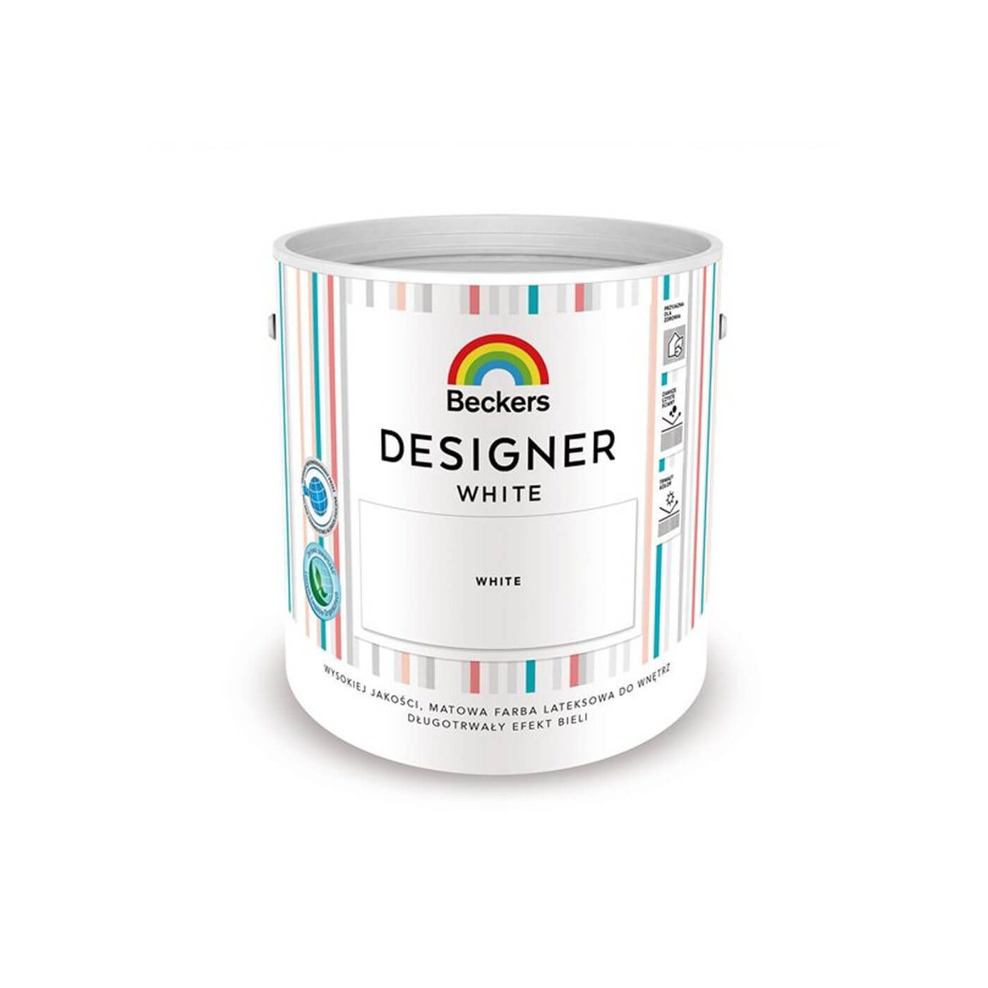 Farba Lateksowa Designer White 2,5L Beckers